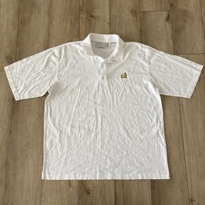 Augusta National Golf Shop Masters Polo Shirt Mens XL White Vintage Cotton